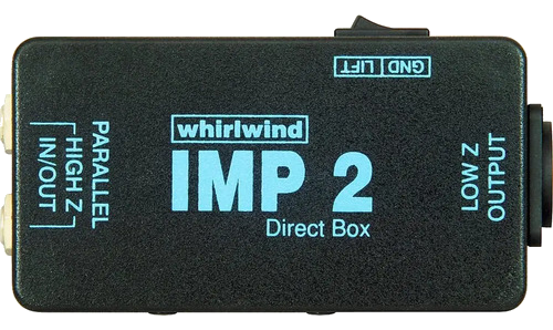 Whirlwind Imp 2 Direct Box Passivo 2 Canais Xlr P10 127/220v