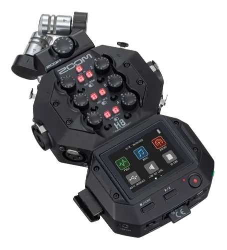 Zoom Gravador De Voz Digital H8 Preto