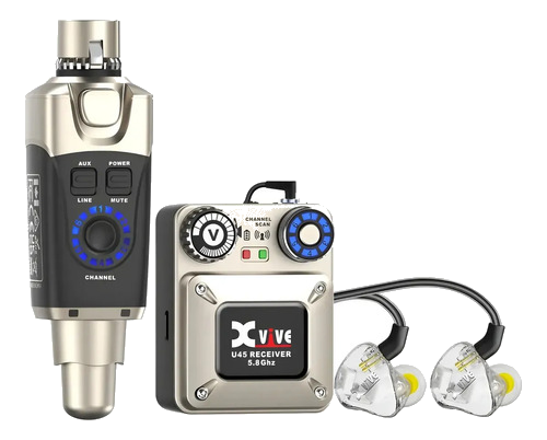 Xvive U45t9 In-ear Sem Fio 1 Transmissor 9 Receptores